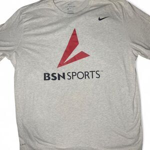 Nike Men's XXL BSN Sports Grey Dri-FIT Performance T-Shirt